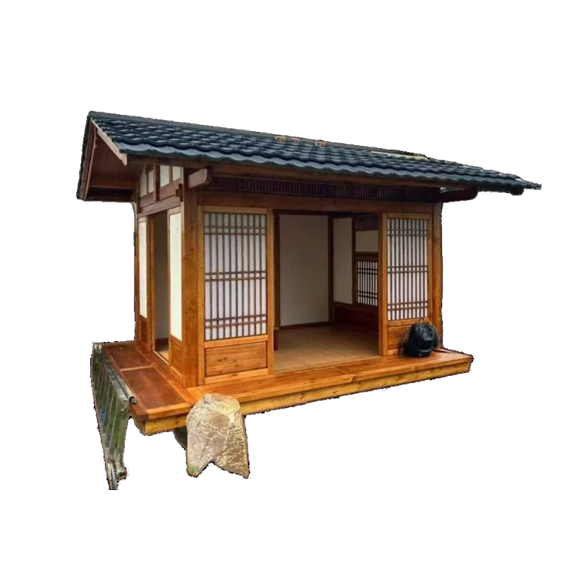 四川仿古防腐木中国风木屋